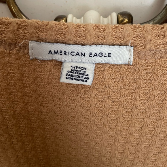 American Eagle Outfitters Tan Button-Up Cardigan - Picture 3 of 4